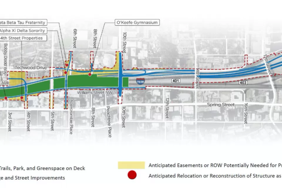 Proposed Midtown Connector plan